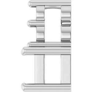 18K White Gold 3x3 mm Square Pendant Mounting – image 6
