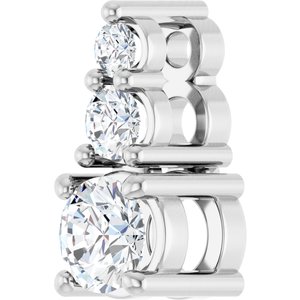 Continuum Sterling Silver 3.5 mm Round Pendant Mounting – image 3