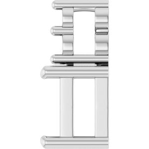 Continuum Sterling Silver 5x3 mm Emerald Pendant Mounting – image 6
