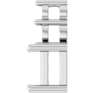 Sterling Silver 5x5 mm Square Pendant Mounting – image 6