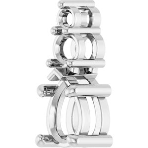 Continuum Sterling Silver 6.5x4.5 mm Pear Pendant Mounting – image 4