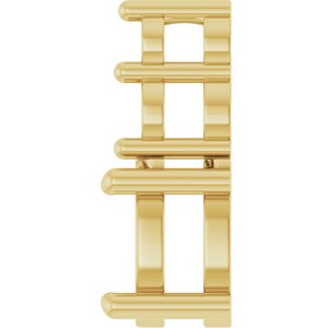 18K Yellow Gold 6.5x4.5 mm Oval Pendant Mounting – image 6