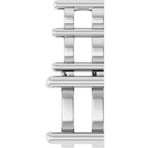 14K White Gold 6.5x4.5 mm Oval Pendant Mounting – image 6