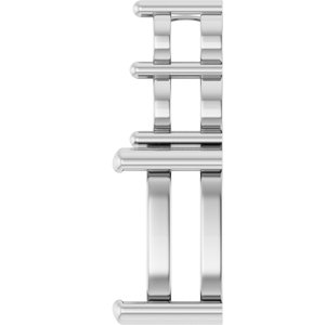 14K X1 White Gold 9x7 mm Elongated Cushion Pendant Mounting – image 6