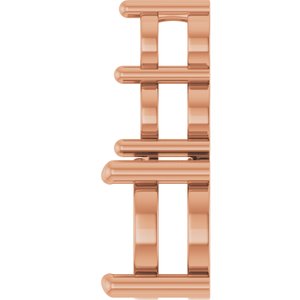 18K Rose Gold 7.4 mm Round Pendant Mounting – image 6