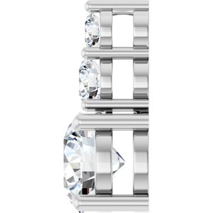 Continuum Sterling Silver 7.4 mm Round Pendant Mounting – image 5