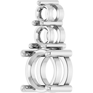Sterling Silver 7.4 mm Round Pendant Mounting – image 4