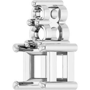 Platinum 3.25x3.25 mm Square Pendant Mounting – image 4