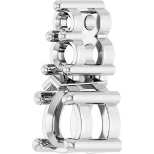 14K White Gold 4x3 mm Pear Pendant Mounting – image 4