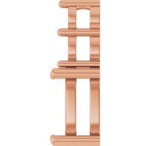 10K Rose Gold 8.5x6.5 mm Elongated Cushion Pendant Mounting – image 6