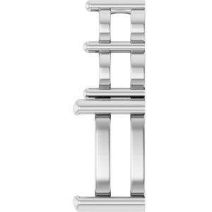 Platinum 8.5x6.5 mm Elongated Cushion Pendant Mounting – image 6