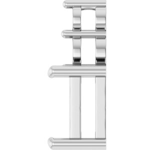 Sterling Silver 7x7 mm Square Pendant Mounting – image 6