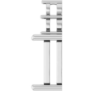 18K White Gold 12x10 mm Emerald Pendant Mounting – image 6