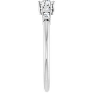 Sterling Silver 3 mm Round Ring Mounting – image 7
