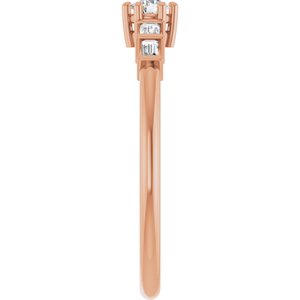 18K Rose Gold 3 mm Round Ring Mounting – image 7