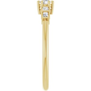 18K Yellow Gold 3 mm Round Ring Mounting – image 7