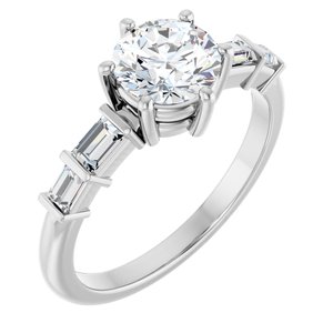 Platinum 6.5 mm Round Ring Mounting