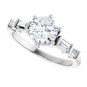 Platinum 6.5 mm Round Ring Mounting – image 8