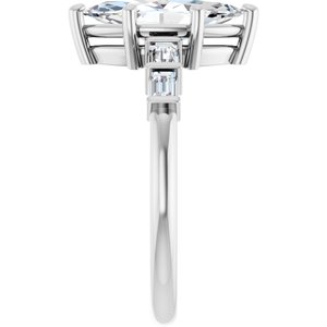 Continuum Sterling Silver 12x6 mm Marquise Ring Mounting – image 7
