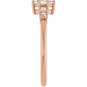 10K Rose Gold 5x3 mm Marquise Ring Mounting – image 7