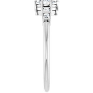 14K X1 White Gold 5x3 mm Marquise Ring Mounting – image 7