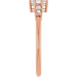14K Rose Gold 4.5x2.5 mm Marquise Ring Mounting – image 7