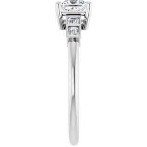 Platinum 4.5x4.5 mm Square Ring Mounting – image 7