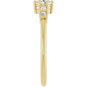 18K Yellow Gold 4x3 mm Oval Ring Mounting – image 7