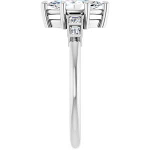 Continuum Sterling Silver 9x4.5 mm Marquise Ring Mounting – image 7