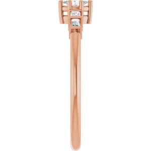 10K Rose Gold 4x2 mm Marquise Ring Mounting – image 7