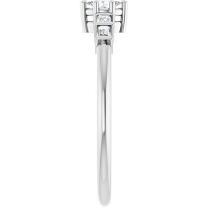 Platinum 4x2 mm Marquise Ring Mounting – image 7
