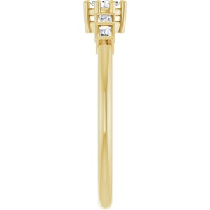 14K Yellow Gold 3.5x2 mm Marquise Ring Mounting – image 7