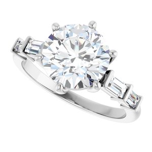 Platinum 8.8 mm Round Ring Mounting – image 8