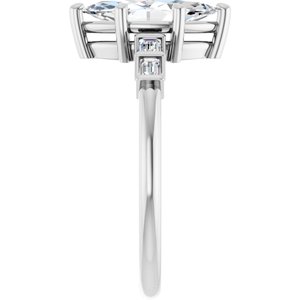 Continuum Sterling Silver 11x5.5 mm Marquise Ring Mounting – image 7