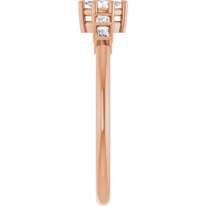 10K Rose Gold 4.25x2.25 mm Marquise Ring Mounting – image 7