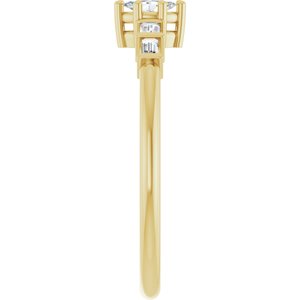 10K Yellow Gold 4.25x2.25 mm Marquise Ring Mounting – image 7