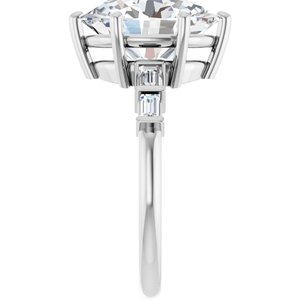 Continuum Sterling Silver 12x10 mm Oval Ring Mounting – image 7