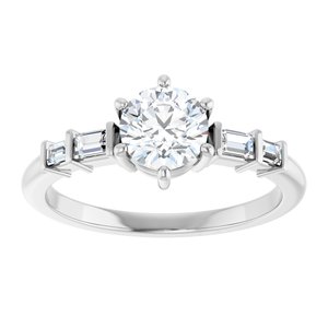 Platinum 5.8 mm Round Ring Mounting – image 5