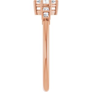 18K Rose Gold 5x2.5 mm Marquise Ring Mounting – image 7