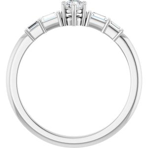 Platinum 3.2 mm Round Ring Mounting – image 3