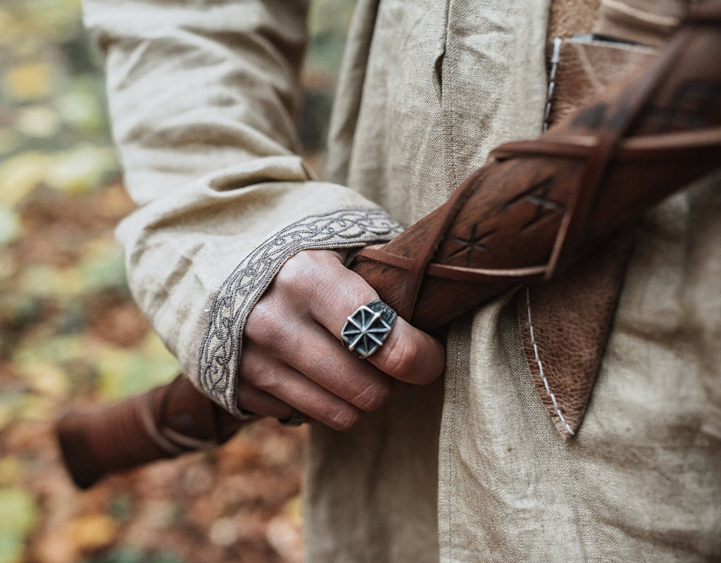 Viking Bearded Axe "Skeggox" – Runic Battle Axe