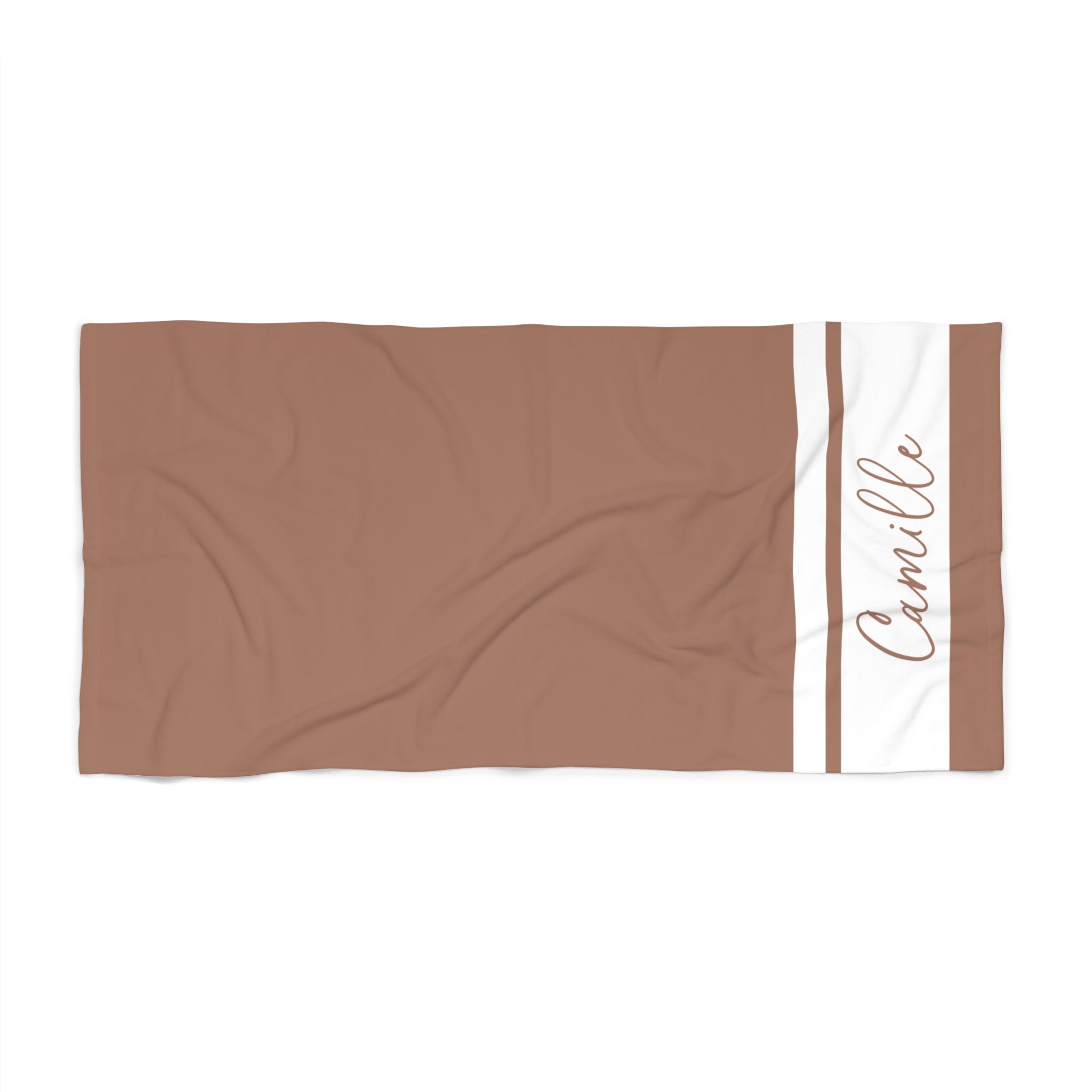 Custom Solid Beach Towel