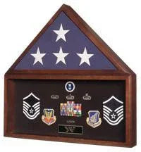 Flag Memorabilia Display Case,Flag & Fabric Memorabilia Medal Display Case