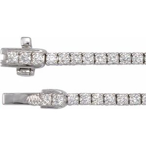 14K White Gold 10 CTW Lab-Grown Diamond 16" Necklace – image 2