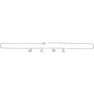 14K White Gold 1/3 CTW Lab-Grown Diamond Mama 16-18" Necklace – image 2