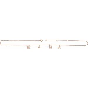 14K Rose Gold 1/3 CTW Lab-Grown Diamond Mama 16-18" Necklace – image 2