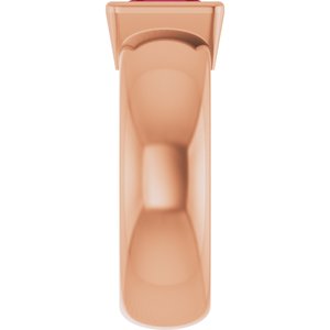 14K Rose Gold Lab-Grown Ruby Lightweight Ring – image 4