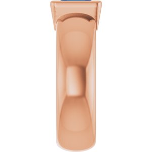 14K Rose Gold Lab-Grown Blue Sapphire Lightweight Ring – image 4