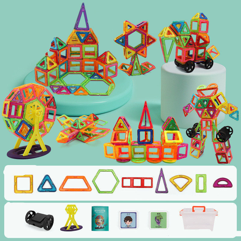 Magnetic Building Blocks Set – Educational Toy for Early Learning and Creativity