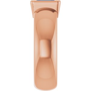 14K Rose Gold Lab-Grown Blue Sapphire Lightweight Ring – image 4